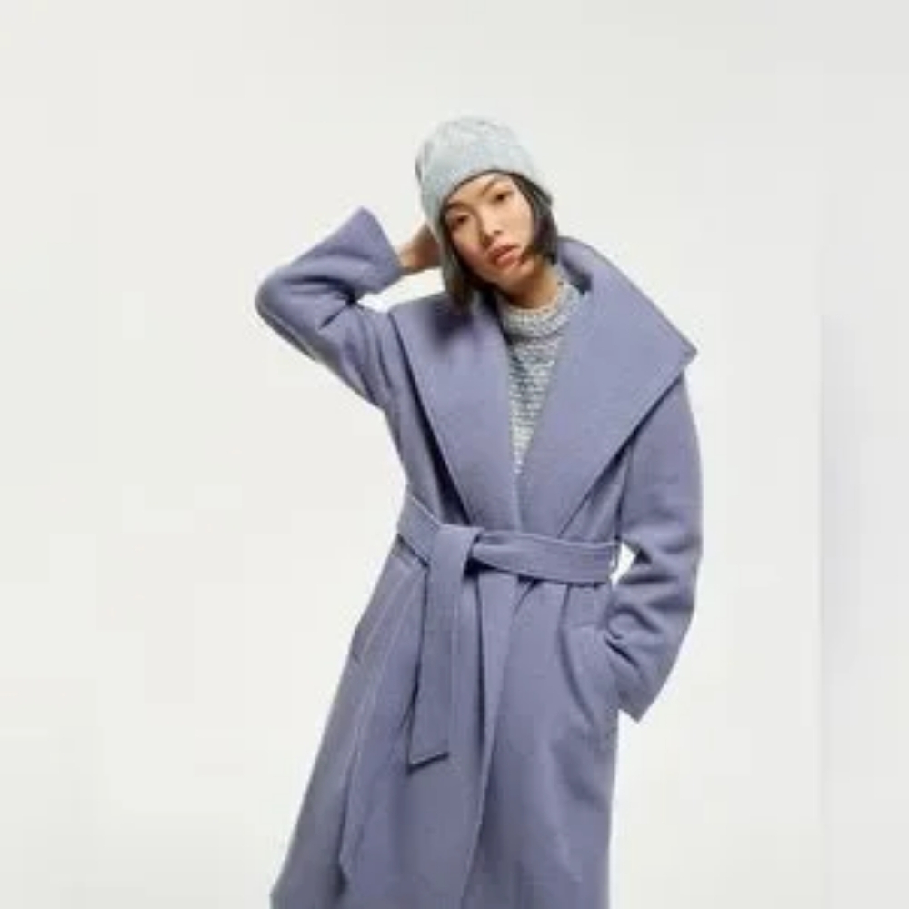 Club Monaco Plush Cardigan Wrap Coat - Picture 4 of 12